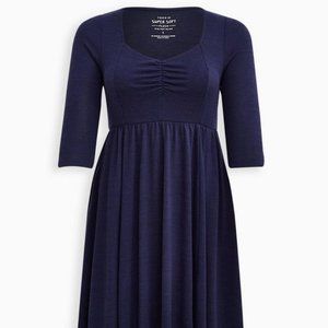 Torrid Sweetheart Skater Dress Size 2 - Super Soft Plush Blue